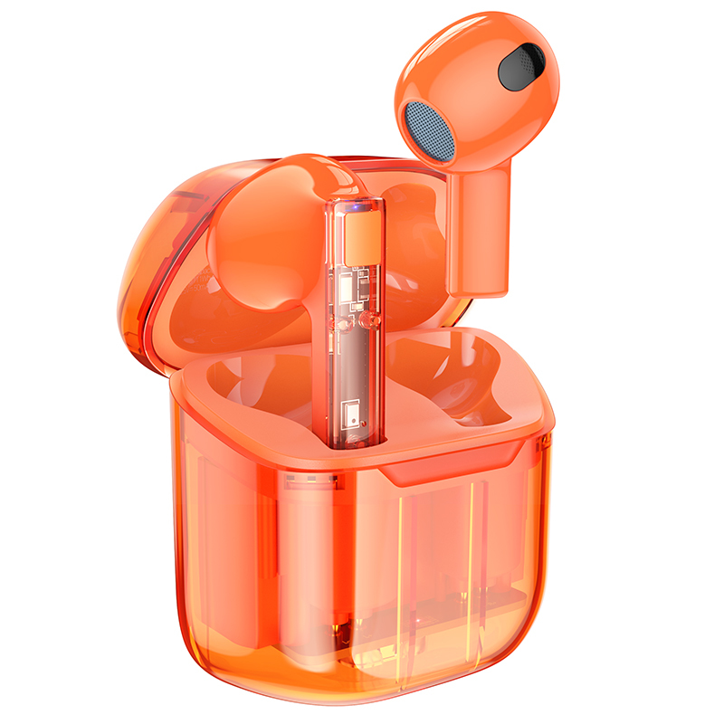 Levně Bezdrátová sluchátka Borofone BW23 TWS oranžová