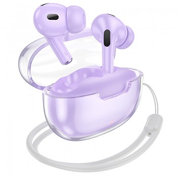 Bezdrátová sluchátka Borofone BW43 TWS fialová