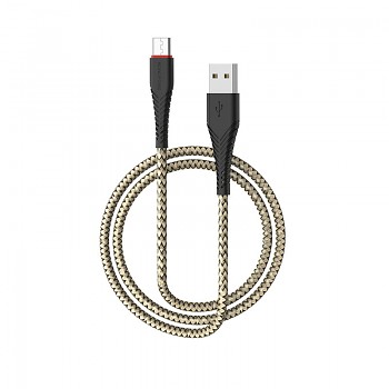 Borofone kabel BX25 Powerful - USB na typ C - 3A 1 metr černý
