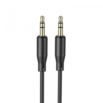 Audio kabel Borofone BL18 jack 3,5 mm na jack 3,5 mm černý
