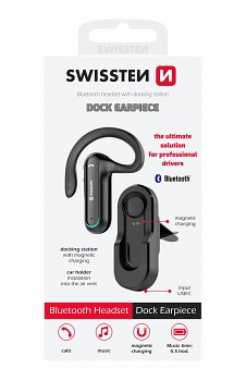 Bluetooth headset swissten dock earpiece