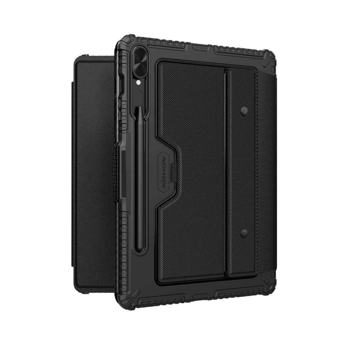 Levně Pouzdro na tablet Nillkin Bumper Combo Keyboard (Backlit Version) pro Samsung Tab S9+ Black