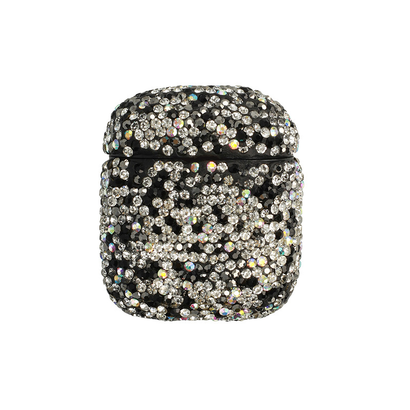 Levně Diamantové pouzdro pro Airpods - černé