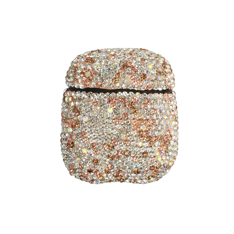 Levně Diamantové pouzdro pro Airpods - zlaté