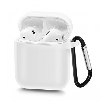 Silikonové pouzdro pro Airpods Type 1 - bílé