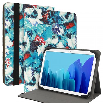 Pouzdro na tablet Wonder Canvas 10" bílé máky