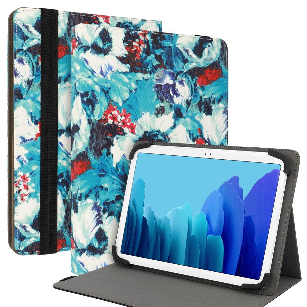 Levně Pouzdro na tablet Wonder Canvas 13", bílé máky