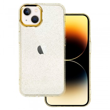 Tel Protect Gold Glitter Case pro Iphone 14 zlatý