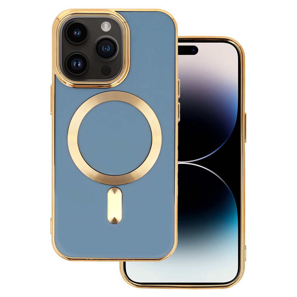 Levně Beauty Magsafe pouzdro pro Iphone 13 Pro Max modré
