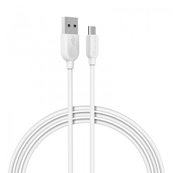 Kabel Borofone BX14 LinkJet - USB na Micro USB - 2,4A 1 metr bílý