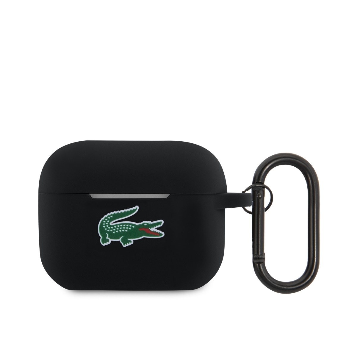 Levně Pouzdro Lacoste Liquid Silicone Croc Logo Pouzdro pro AirPods Pro 2 černé