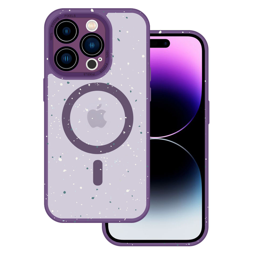 Levně Tel Protect Magnetic Splash Frosted Case pro Iphone 15 Plus Purple