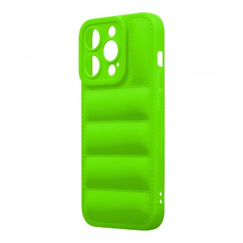 OBAL:ME Puffy Kryt pro Apple iPhone 15 Pro Green