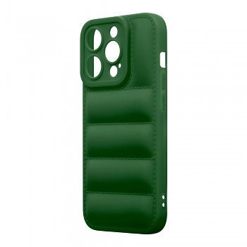 OBAL:ME Puffy Kryt pro Apple iPhone 15 Pro Dark Green