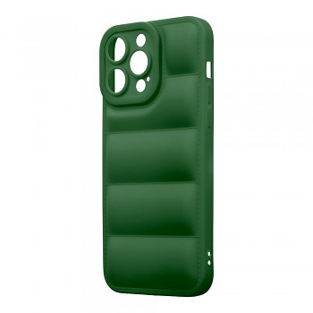 OBAL:ME Puffy Kryt pro Apple iPhone 14 Pro Max Dark Green
