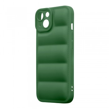 OBAL:ME Puffy Kryt pro Apple iPhone 14 Dark Green