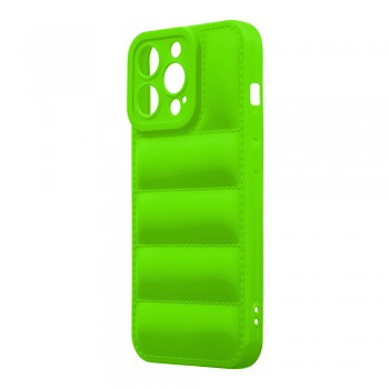 OBAL:ME Puffy Kryt pro Apple iPhone 13 Pro Green