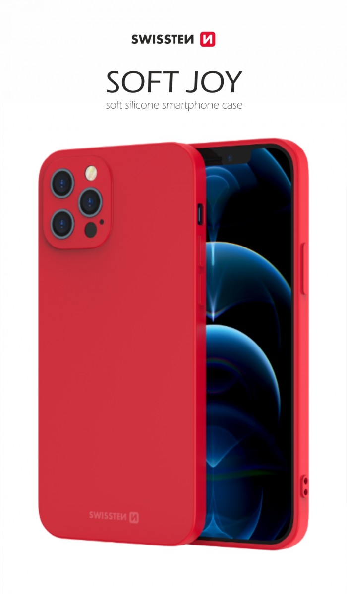 Levně Zadní kryt Swissten Soft Joy pro Samsung S24 Ultra červený
