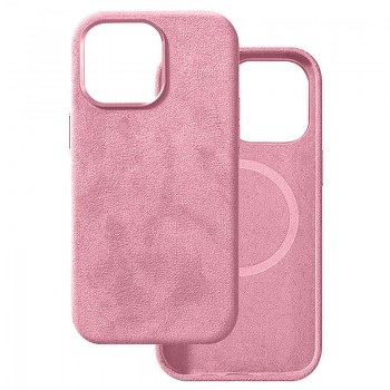 Pouzdro Alcane Magsafe pro Iphone 15 Plus světle růžové