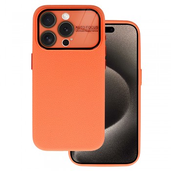 Pouzdro Tel Protect Lichi Soft pro Iphone 15 Pro Max oranžové