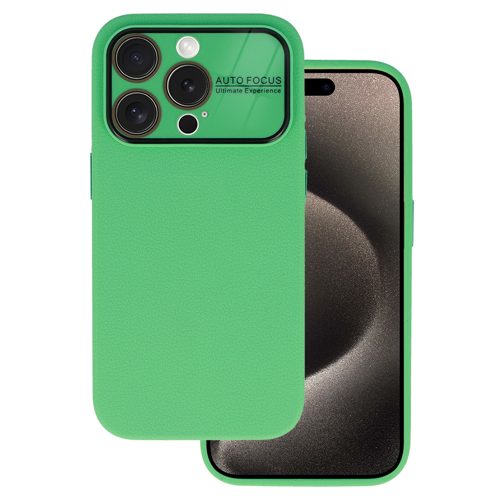 Levně Pouzdro Tel Protect Lichi Soft pro Iphone 12 mint