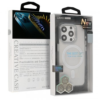 Pouzdro Liavec AG Magsafe pro Iphone 15 Pro bílé