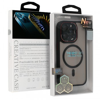 Pouzdro Liavec LK Magsafe pro Iphone 15 Pro Max černé