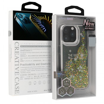 Pouzdro Liavec Snowflake Series pro Iphone 15 Pro Max černé