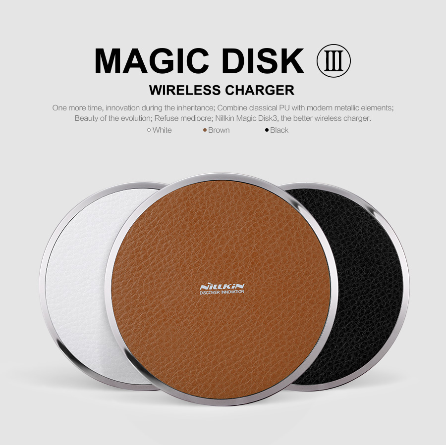 Levně Bezdrátová nabíječka Nillkin Magic Disc 3 černá