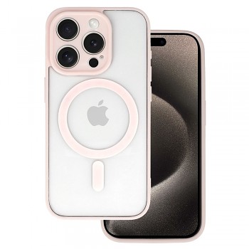 Acrylic Color Magsafe Case pro Iphone 14 Pro Max světle růžové