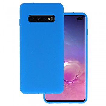 Silicone Lite Case pro Samsung Galaxy S10 modré