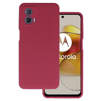 Silicone Lite Case pro Motorola Moto G73 burgundy