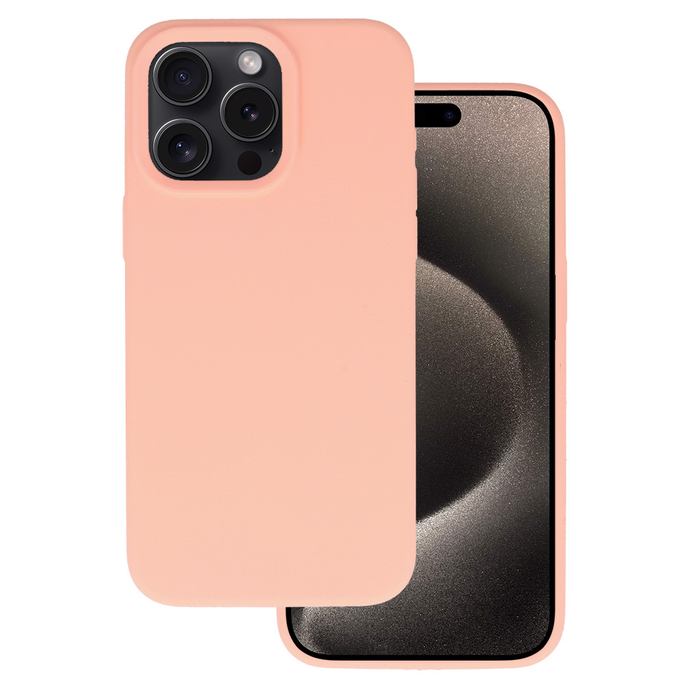 Levně Silicone Lite Case pro Iphone 13 Pro peach