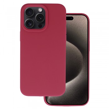 Silicone Lite Case pro Samsung Galaxy S22 burgundy
