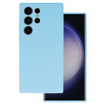 Silicone Lite Case pro Samsung Galaxy S22 Ultra light blue