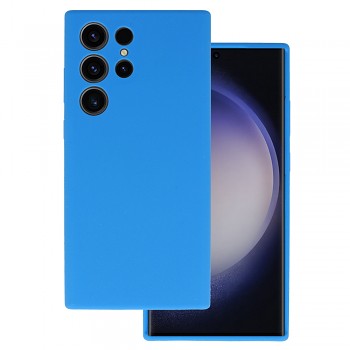 Silicone Lite Case pro Samsung Galaxy S22 Ultra blue