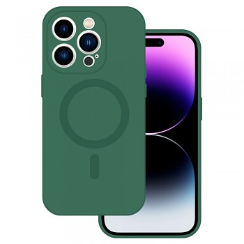 TEL PROTECT MagSilikonové pouzdro pro Iphone 15 Plus Green