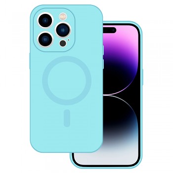 TEL PROTECT MagSilikonové pouzdro pro Iphone 15 Pro Light blue