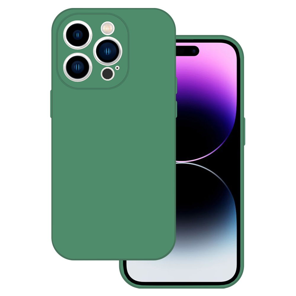 Levně Tel Protect Silicone Premium pro Iphone 15 Pro Max dark green