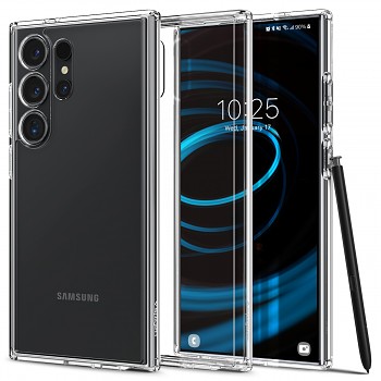 Pouzdro SPIGEN Ultra Hybrid ACS07292 pro Samsung Galaxy S24 Ultra - Crystal Clear