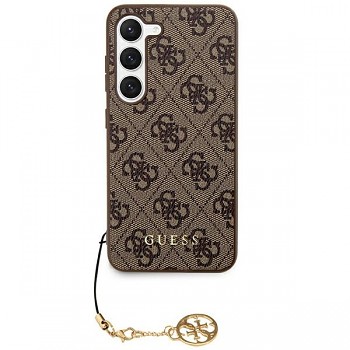 Originální pouzdro GUESS - hardcase 4G Charms Collection GUHCS24MGF4GBR pro Samsung Galaxy S24 Plus Brown