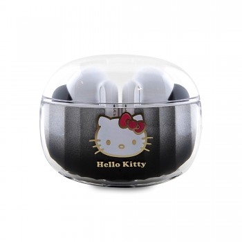 Hello Kitty True Wireless Kitty Head Logo Stereo Earphones Black