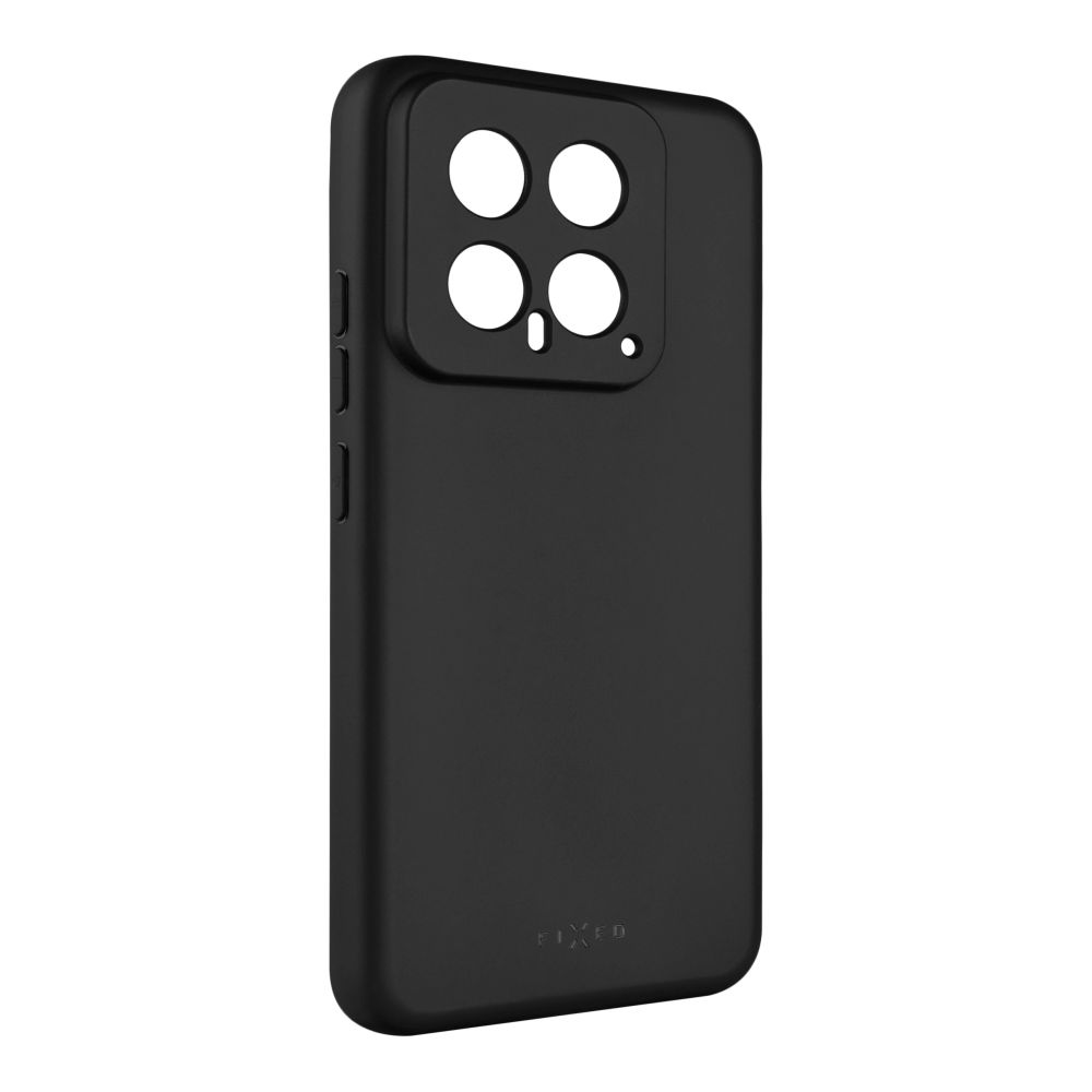 Levně Zadní pogumovaný kryt FIXED Story pro Xiaomi 14, černý