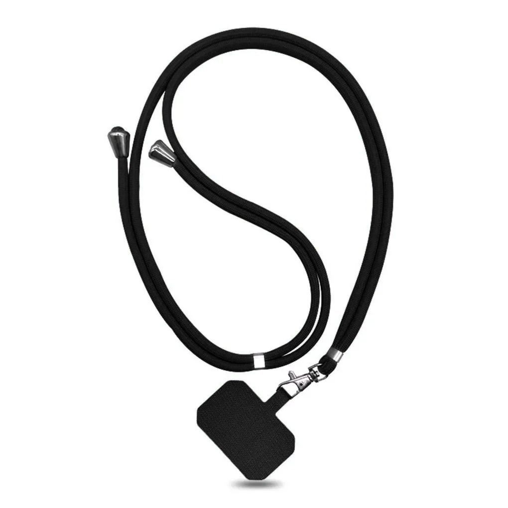 Levně Univerzální šňůrka Simple na telefon černá