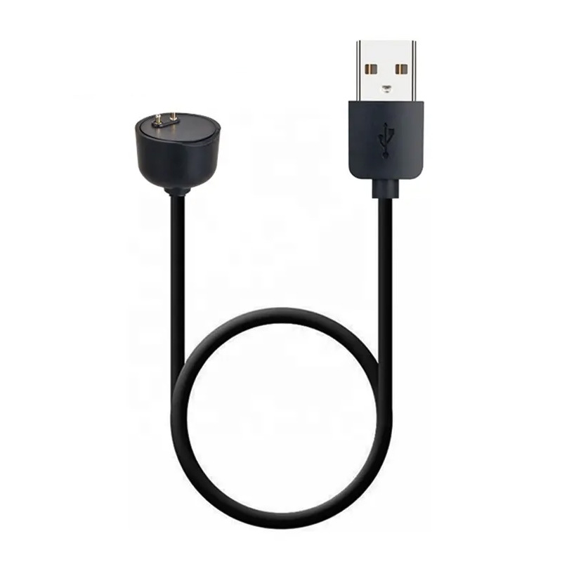 Levně Nabíjecí kabel pro chytrý náramek Xiaomi Mi Band 5-6-7 USB kabel černý