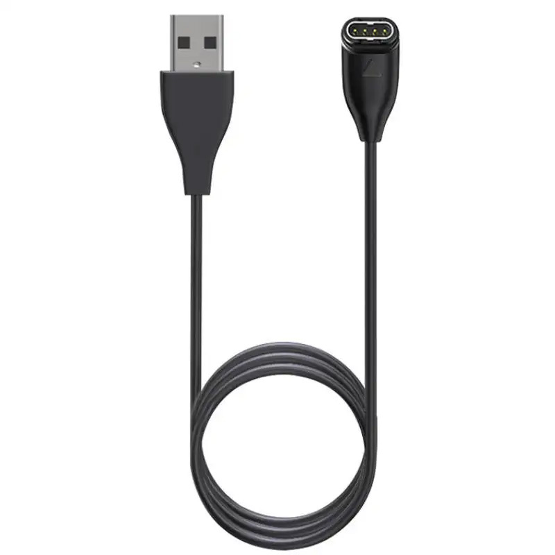 Levně Nabíjecí kabel pro chytrý náramek Garmin USB kabel šikmý černý