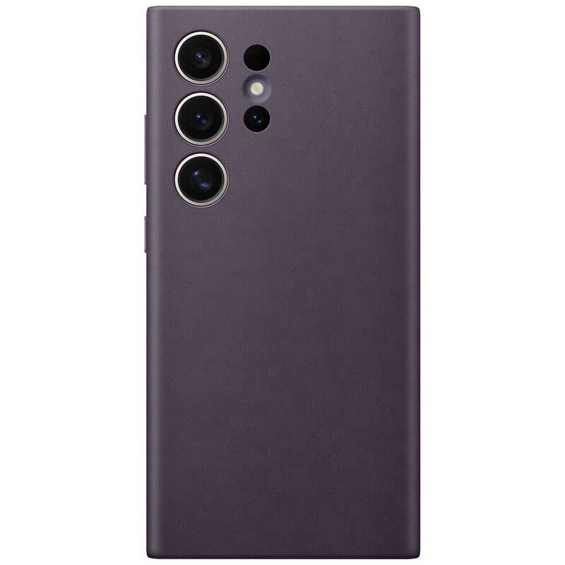 Levně GP-FPS928HCA Samsung Kožený Kryt pro Galaxy S24 Ultra Dark Violet