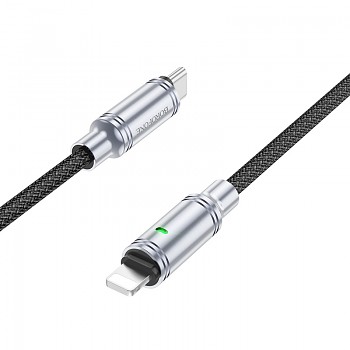 Kabel Borofone BU40 Advantage - Type C to Lightning - PD 27W 1,2 metru černý