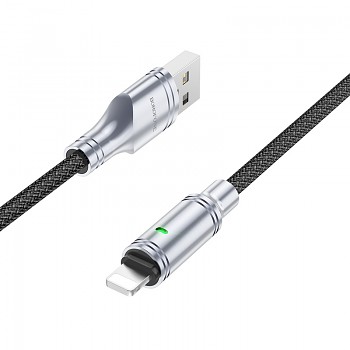 Kabel Borofone BU40 Advantage - USB na Lightning - 2,4A 1,2 metru černý