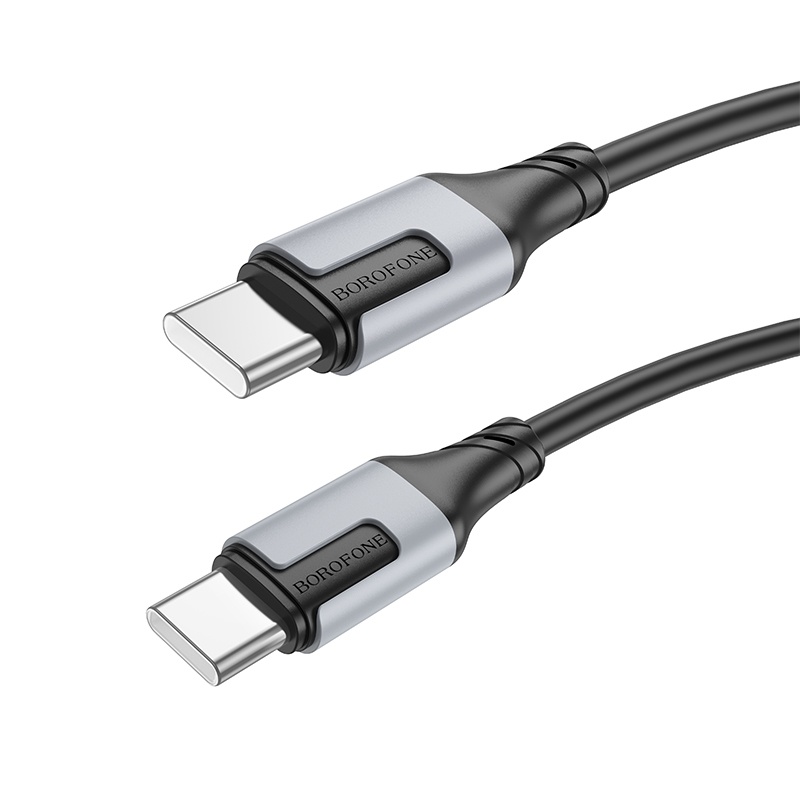 Levně Borofone kabel BX101 Creator - typ C na typ C - 60W 3A 1 metr černý